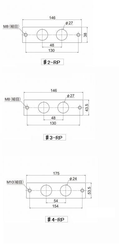 特価 ダイケン ４号 レール連結プレート ステンレス 〔品番:4S-RP〕 8496801