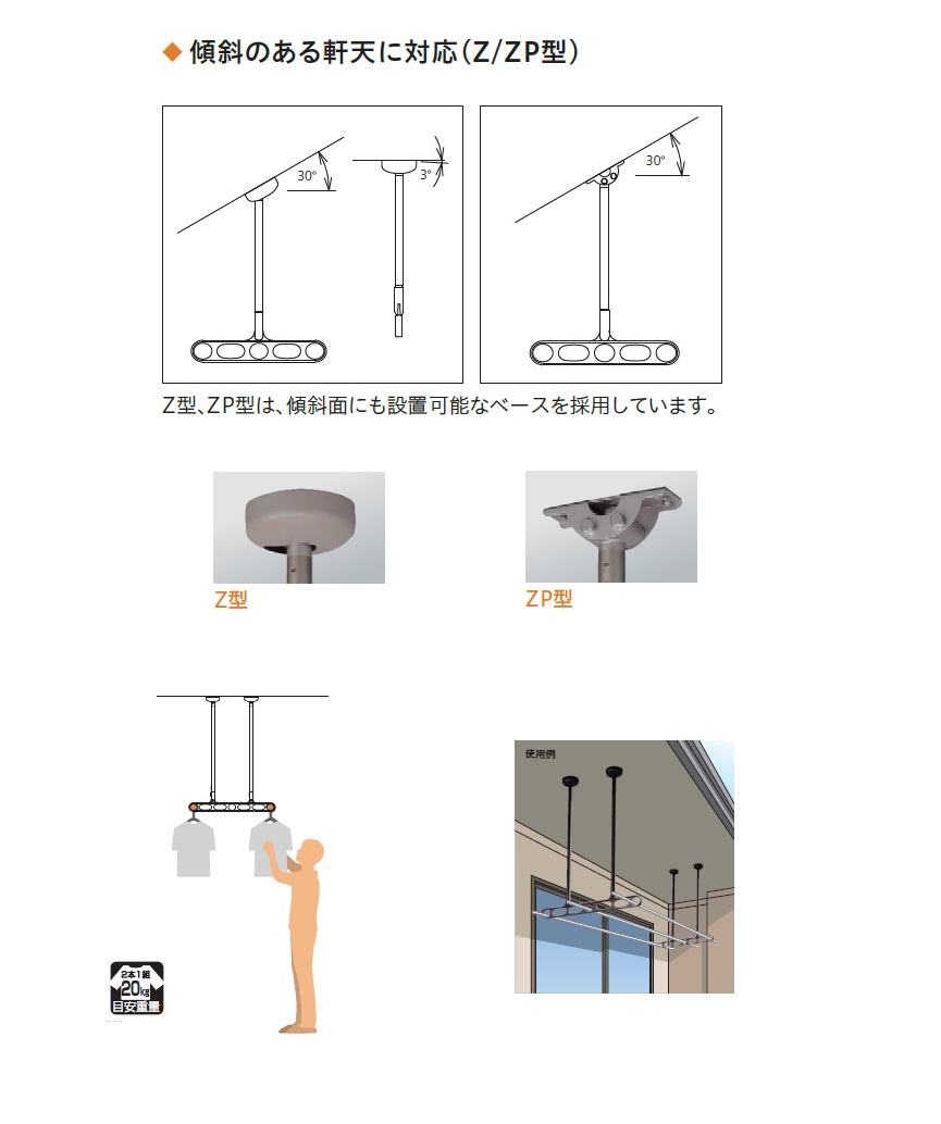 川口技研 軒天用ホスクリーン(2本シャフトタイプ)Z-215-LB・Z-215-DB