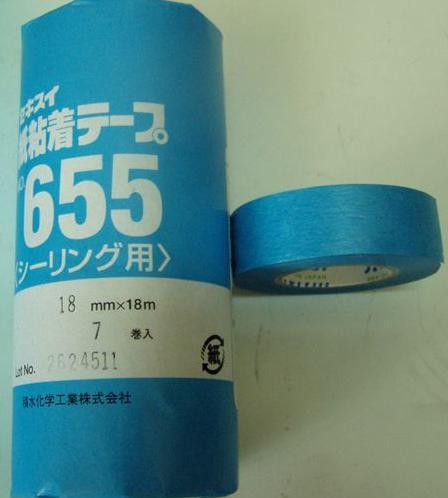 セキスイ紙粘着マスキングテープ №655 18mm*18m / 建築金物通販【秋本