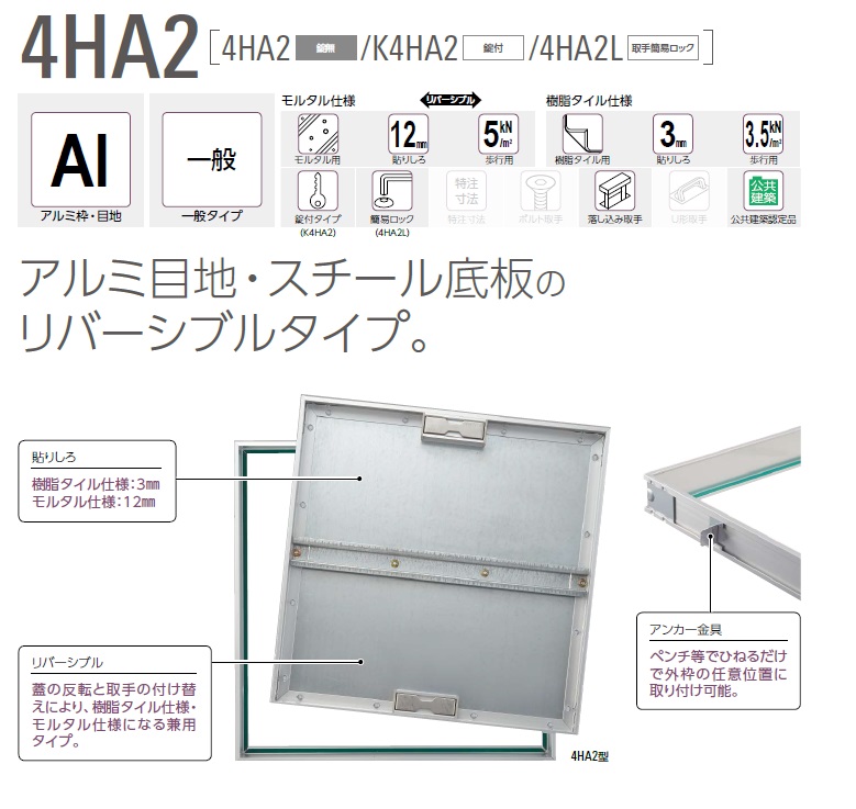 ダイケン 床点検口アンダーハッチFSR型 FSR45K - 1