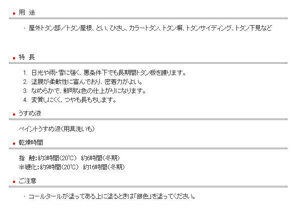 サンデーペイント 油性トタン用塗料 〈合成樹脂系トタンペイント〉 / 建築金物通販【秋本勇吉商店】