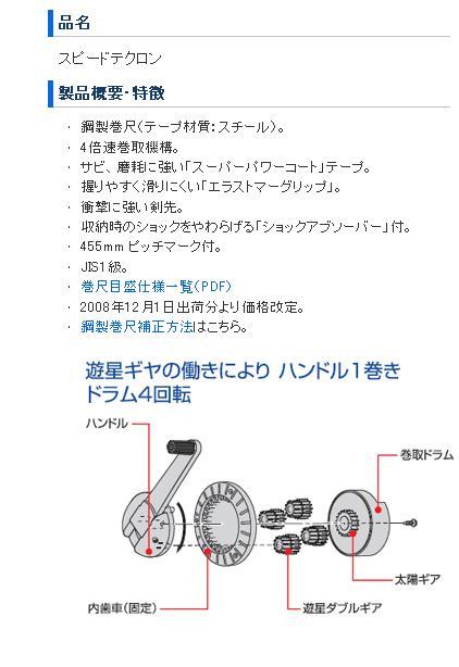 ムラテックKDS スピードテクロン 鋼製巻尺30m/50m ST10-30・ST10-50