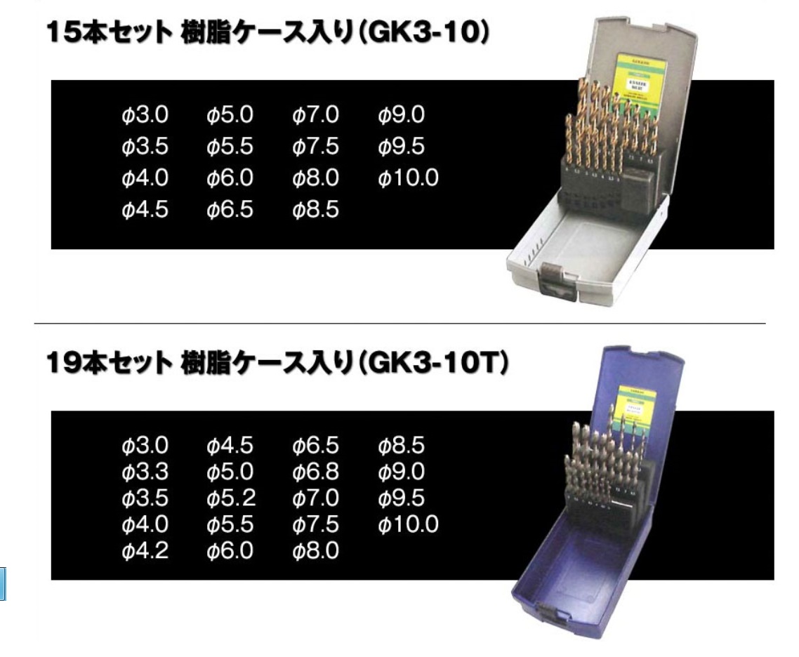 7351円 【2021正規激安】 GKD-6.5 10本 ビック ツール 月光ドリル 6.5mm