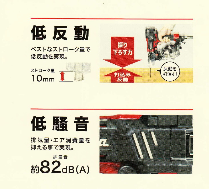 マキタ 50mm高圧エア釘打機 AN534H・AN534HM / 建築金物通販【秋本勇吉 