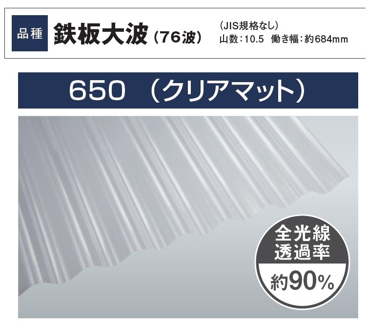 輸入 液晶保護フィルムとカバーケース卸ポリカ 波板 12尺 タキロン クリア 10枚組 ポリカーボネート 32波 鉄板小波 タキロンシーアイ 