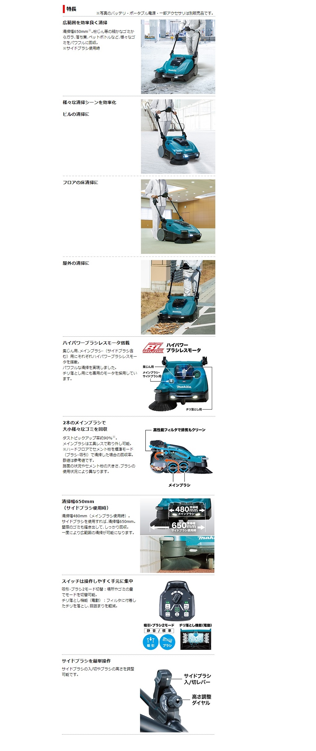 マキタ 充電式スイーパ VS001GZ / 建築金物通販【秋本勇吉商店】 マキタ 充電式スイーパ VS001GZ / 建築金物通販【秋本勇吉商店】